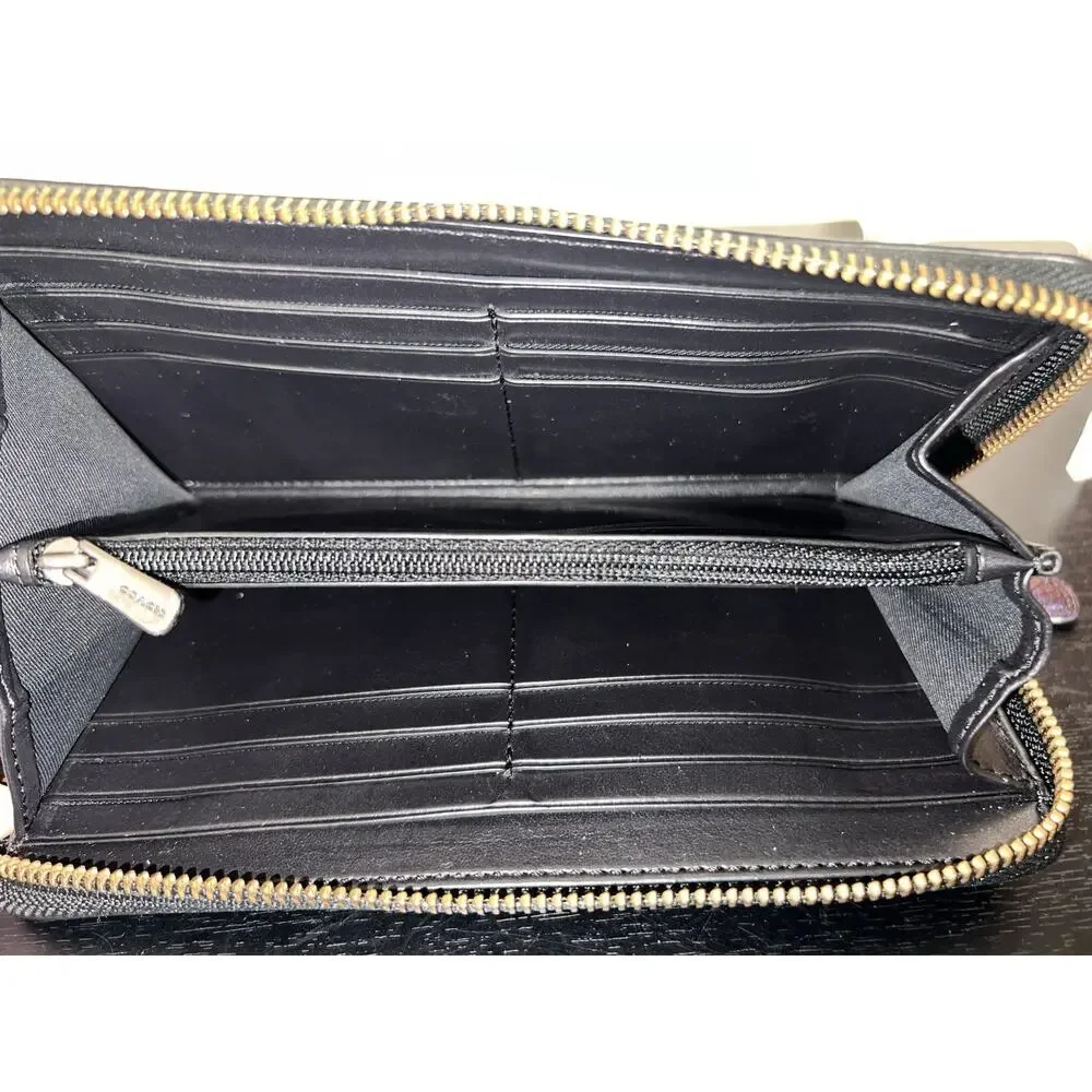 Coach Hologram Leather Open City Tote & Wallet Color Shifting Oil Slick F22550 - Picture 16 of 16